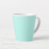 Aangepaste tropische flamingo latte mok (Rechterhoek)