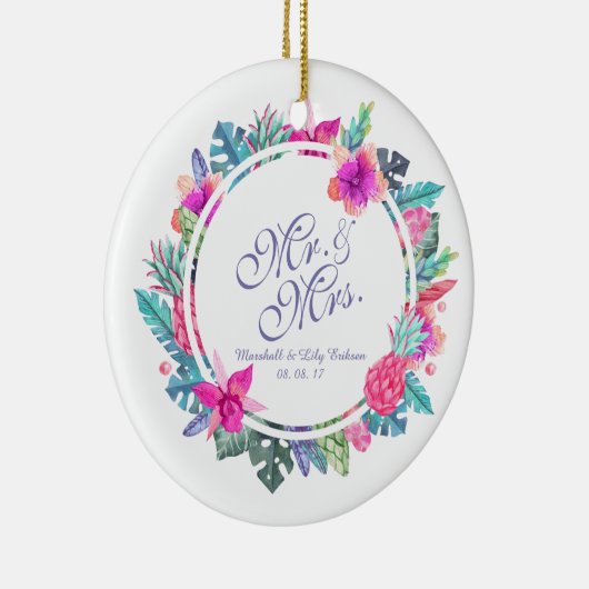 Aangepaste Tropische Floral Wedding | ORNAMENT (Rechts)