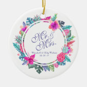 Aangepaste Tropische Floral Wedding | ORNAMENT (Voorkant)
