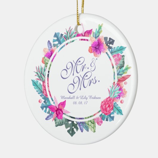 Aangepaste Tropische Floral Wedding | ORNAMENT (Links)
