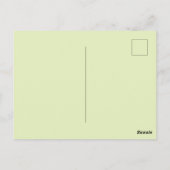 Aangepaste Tropische Gazon Verzorging Landschapsar Briefkaart (Achterkant)