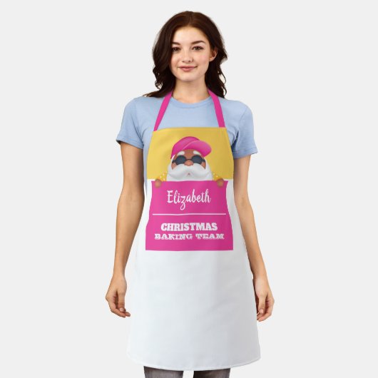 Aangepaste Tropische kerstman Schort (Gedragen)