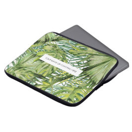 Aangepaste Tropische palmlaptophoes Laptop Sleeve