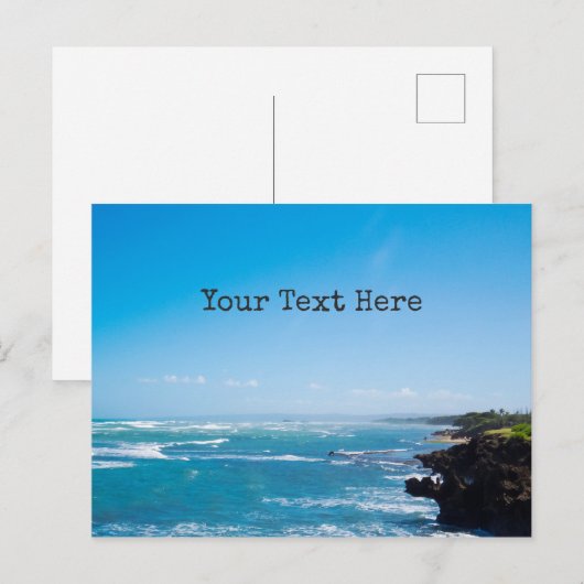 Aangepaste Tropische reizigers Briefkaart (Voorkant / Achterkant)