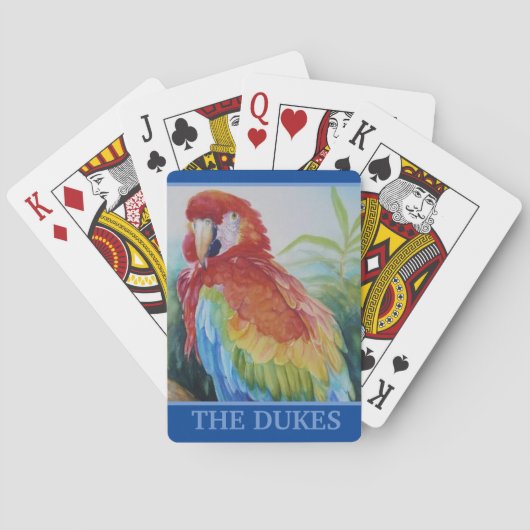 Aangepaste tropische speelkaarten (Achterkant)