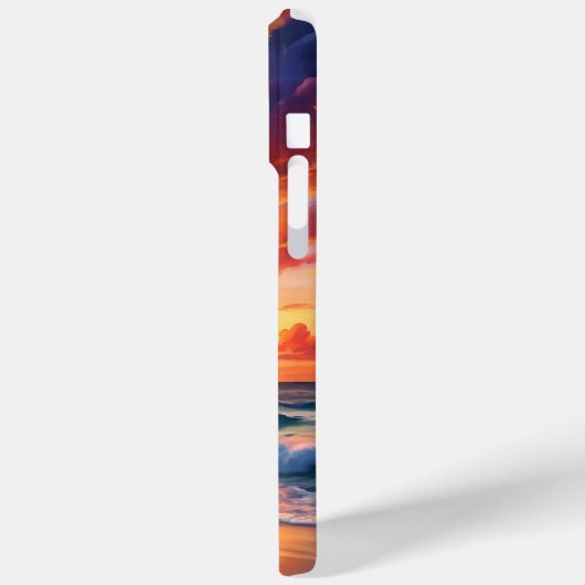 Aangepaste tropische strand zonsondergang | kustku Case-Mate iPhone case (Achterkant / Links)