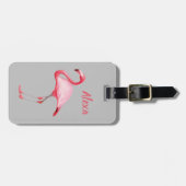 Aangepaste tropische vogelgriep bagagelabel (Voorkant horizontaal)