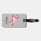 Aangepaste tropische vogelgriep bagagelabel (Achterkant horizontaal)