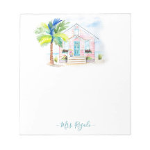 Aangepaste Tropische Waterverf Note Pads