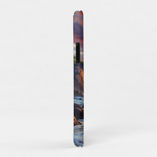 Aangepaste tropische zonsondergang kliffen - leven Case-Mate iPhone case (Achterkant/rechts)