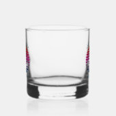 Aangepaste tropische zonsondergang Palm Tree Beach Whisky Glas (Links)