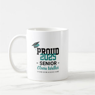 Aangepaste trots afgestudeerde senior student koffiemok