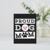 Aangepaste Trots Hond Moeder Huisdier Liefhebber Briefkaart (Staand voorkant)