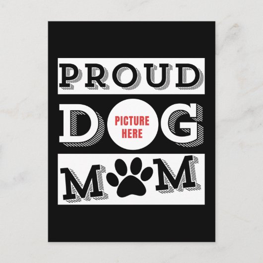 Aangepaste Trots Hond Moeder Huisdier Liefhebber Briefkaart (Voorkant)