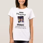 Aangepaste Trots Mama Van De Afgestudeerde | Foto T-shirt (Voorkant)