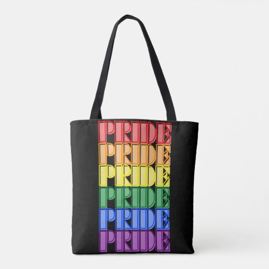 Aangepaste trots tote bag (Achterkant)