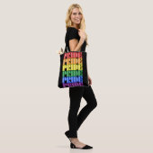 Aangepaste trots tote bag (Op model)