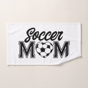 Aangepaste Trots Voetbal Moeder Sport Fan Uitrusti Handdoek
