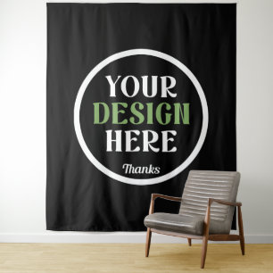 Aangepaste Trouw Dankfeest Design Wandkleed