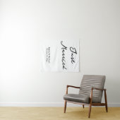 Aangepaste Trouwbanner Persoonlijk Trouwceremonie Wandkleed (In Situ (horizontaal))