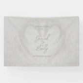 Aangepaste trouwbanner spandoek (Horizontaal)