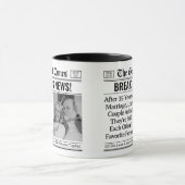 Aangepaste trouwdatum mok, leuk cadeau voor koppel mok (Midden)