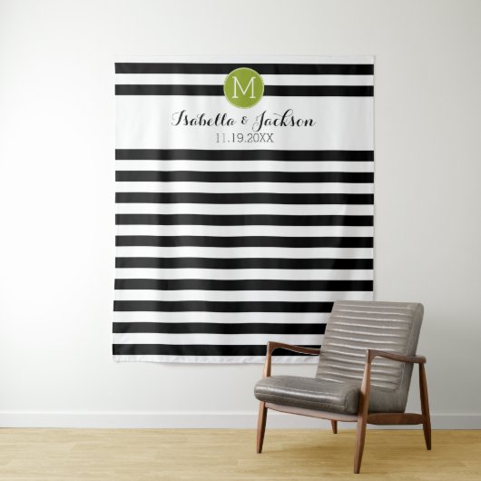 Aangepaste trouwfoto-achtergrond bruid bruidegom m wandkleed (In situ)