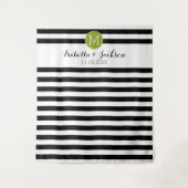 Aangepaste trouwfoto-achtergrond bruid bruidegom m wandkleed (Voorkant)