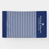 Aangepaste trouwfoto-achtergrond bruid bruidegom s spandoek (Horizontaal)