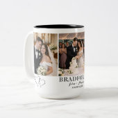 Aangepaste trouwfoto-bewaardoos mok (Voorkant links)