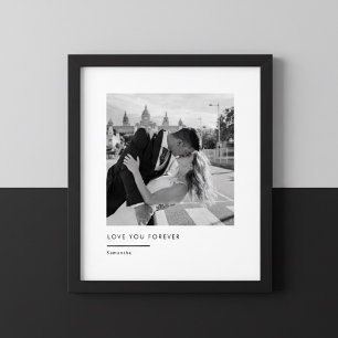 Aangepaste Trouwfoto – Houd Je Voor Altijd Van Je Poster