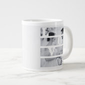Aangepaste trouwfoto "LIEFDE" Grote Koffiekop (Voorkant rechts)
