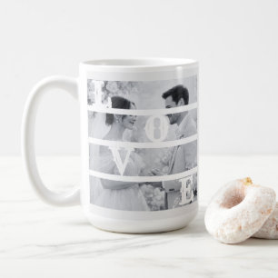 Aangepaste trouwfoto "LIEFDE" Koffiemok