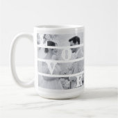 Aangepaste trouwfoto "LIEFDE" Koffiemok (Links)