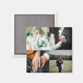 Aangepaste trouwfoto  magneet (Voorkant / Achterkant)