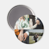 Aangepaste trouwfoto  magneet (Voorkant / Achterkant)