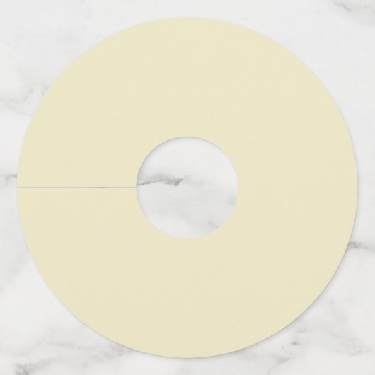 Aangepaste trouwnaam datum Kleurrijke herfstblader Wijnglaslabel (Achterkant)