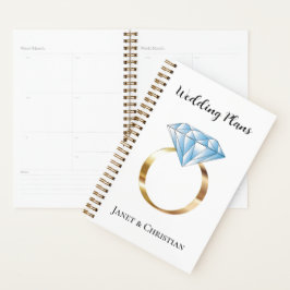 Aangepaste Trouwplannen Diamanten Ring Planner