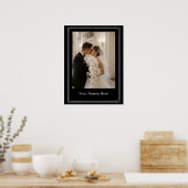 Aangepaste Trouwposter met Portret Poster (Keuken)