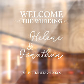 Aangepaste Trouwspiegel Decal, Douche, Partijen, Raamsticker (Vel 2)