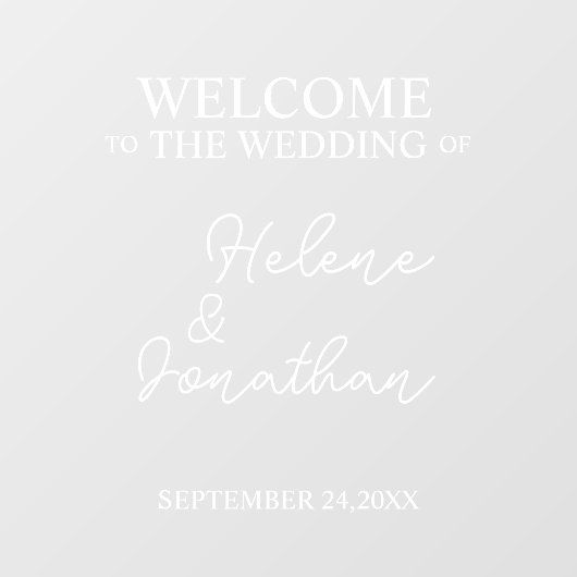 Aangepaste Trouwspiegel Decal, Douche, Partijen, Raamsticker (Vel)