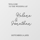 Aangepaste Trouwspiegel Decal, Douche, Partijen, Raamsticker (Vel)