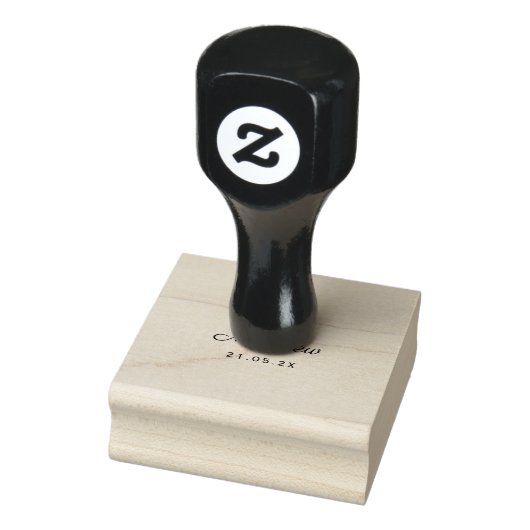 Aangepaste Trouwstempel - Elegant Persoonlijk Ontw Rubberstempel (Stempel)