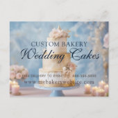 Aangepaste Trouwtaarten | Bakkerij Flat Kaart (Voorkant)