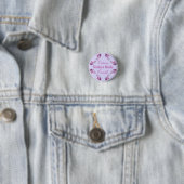 Aangepaste Trouwtekst Naam Gift Button Pin (In situ)
