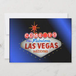 Aangepaste trouwuitnodigingen Las Vegas Kaart
