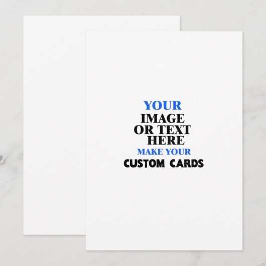 Aangepaste trouwuitnodigingen - Ontwerp uw eigen Kaart (Voorkant / Achterkant)