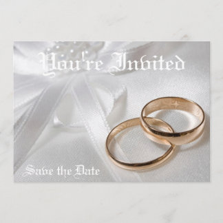 Aangepaste trouwuitnodigingen & RSVP- Datum reserv Kaart