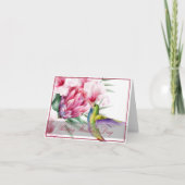 Aangepaste Trropene-vogelkaart Kaart (Voorkant)