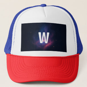 Aangepaste Trucker Hat met Gloeiende Galaxy Initia Pet